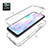 Ultra-thin Transparent Gel Soft Matte Finish Front and Back Case 360 Degrees Cover for Xiaomi Redmi 9A Clear