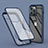 Ultra-thin Transparent Gel Soft Matte Finish Front and Back Case 360 Degrees Cover LK1 for Apple iPhone 14 Pro Max Blue