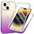 Ultra-thin Transparent Gel Soft Matte Finish Front and Back Case 360 Degrees Cover ZJ1 for Apple iPhone 14 Purple