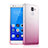 Ultra-thin Transparent Gradient Soft Cover for Huawei Honor 7 Pink