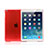 Ultra-thin Transparent Matte Finish Case for Apple iPad Mini 3 Red