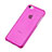 Ultra-thin Transparent Matte Finish Case for Apple iPhone 5C Hot Pink