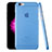 Ultra-thin Transparent Matte Finish Case for Apple iPhone 6 Blue
