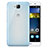 Ultra-thin Transparent Matte Finish Case for Huawei Enjoy 5 Blue