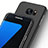 Ultra-thin Transparent Matte Finish Case for Samsung Galaxy S7 Edge G935F Black