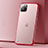 Ultra-thin Transparent Matte Finish Case U01 for Apple iPhone 11 Pro Red