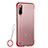 Ultra-thin Transparent Matte Finish Case U01 for Xiaomi Mi 9 Lite Red