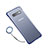 Ultra-thin Transparent Matte Finish Case U02 for Samsung Galaxy S10 Blue