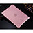Ultra-thin Transparent Matte Finish Cover Case for Apple iPad Air 2 Pink