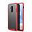 Ultra-thin Transparent Matte Finish Cover Case for OnePlus 7T Pro Red