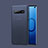 Ultra-thin Transparent Matte Finish Cover Case for Samsung Galaxy S10 Blue