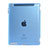 Ultra-thin Transparent Matte Finish Cover for Apple iPad 4 Sky Blue