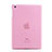 Ultra-thin Transparent Plastic Back Cover for Apple iPad Mini 3 Pink