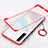 Ultra-thin Transparent Plastic Case Cover for Realme X3 SuperZoom Red