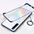 Ultra-thin Transparent Plastic Case Cover for Realme X50 5G Blue
