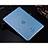 Ultra-thin Transparent Plastic Case for Apple iPad Air Sky Blue