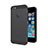 Ultra-thin Transparent Silicone Matte Finish Case for Apple iPhone 5 Dark Gray