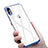Ultra-thin Transparent TPU Soft Case C16 for Apple iPhone X Blue