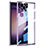 Ultra-thin Transparent TPU Soft Case Cover AC1 for Samsung Galaxy S21 Ultra 5G Purple
