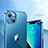 Ultra-thin Transparent TPU Soft Case Cover for Apple iPhone 13 Mini Blue