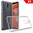 Ultra-thin Transparent TPU Soft Case Cover for Nokia X3 Clear