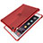 Ultra-thin Transparent TPU Soft Case Cover H01 for Apple iPad Mini 2 Red