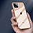 Ultra-thin Transparent TPU Soft Case Cover H01 for Apple iPhone 11 Pro Gold