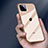 Ultra-thin Transparent TPU Soft Case Cover H01 for Apple iPhone 11 Pro Max Gold