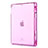 Ultra-thin Transparent TPU Soft Case Cover H01 for Apple New iPad 9.7 (2018) Red