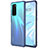 Ultra-thin Transparent TPU Soft Case Cover H01 for Huawei P40 Blue