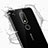 Ultra-thin Transparent TPU Soft Case Cover H01 for Nokia 6.1 Plus