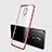 Ultra-thin Transparent TPU Soft Case Cover H01 for OnePlus 7 Red