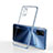 Ultra-thin Transparent TPU Soft Case Cover H01 for Realme V5 5G Blue