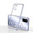 Ultra-thin Transparent TPU Soft Case Cover H01 for Realme V5 5G Silver