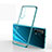 Ultra-thin Transparent TPU Soft Case Cover H01 for Realme X50m 5G Cyan