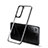 Ultra-thin Transparent TPU Soft Case Cover H01 for Samsung Galaxy S21 5G Black