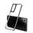 Ultra-thin Transparent TPU Soft Case Cover H01 for Samsung Galaxy S21 Plus 5G Black