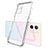 Ultra-thin Transparent TPU Soft Case Cover H01 for Vivo T1 5G India Silver