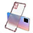 Ultra-thin Transparent TPU Soft Case Cover H01 for Vivo V20 Pro 5G Rose Gold