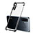 Ultra-thin Transparent TPU Soft Case Cover H01 for Vivo X50 5G Black