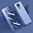 Ultra-thin Transparent TPU Soft Case Cover H01 for Xiaomi Redmi 10X 4G Blue
