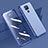 Ultra-thin Transparent TPU Soft Case Cover H01 for Xiaomi Redmi Note 9 Blue