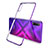 Ultra-thin Transparent TPU Soft Case Cover H02 for Huawei Honor 9X Purple