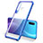 Ultra-thin Transparent TPU Soft Case Cover H02 for Huawei P30 Lite Blue