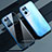 Ultra-thin Transparent TPU Soft Case Cover H02 for Oppo Reno7 Pro 5G Blue