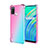 Ultra-thin Transparent TPU Soft Case Cover H02 for Realme C17 Cyan