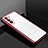 Ultra-thin Transparent TPU Soft Case Cover H02 for Samsung Galaxy S21 FE 5G Red