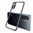 Ultra-thin Transparent TPU Soft Case Cover H02 for Vivo X50 5G Black