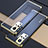 Ultra-thin Transparent TPU Soft Case Cover H02 for Vivo X50 Pro 5G Gold