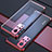 Ultra-thin Transparent TPU Soft Case Cover H02 for Vivo X51 5G Red